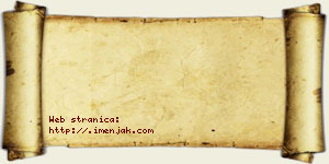 Jovanka Gošić vizit kartica